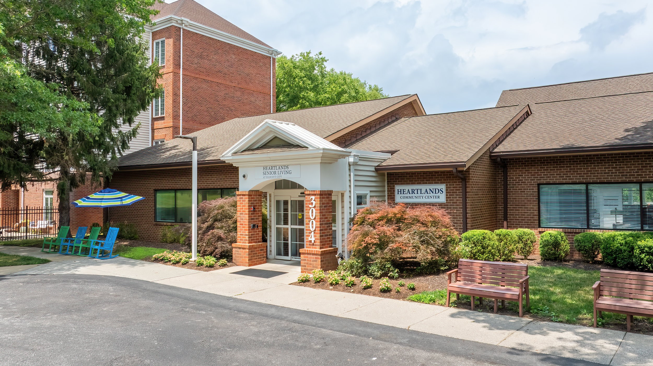 HeartLands Senior Living at Ellicott City Facade