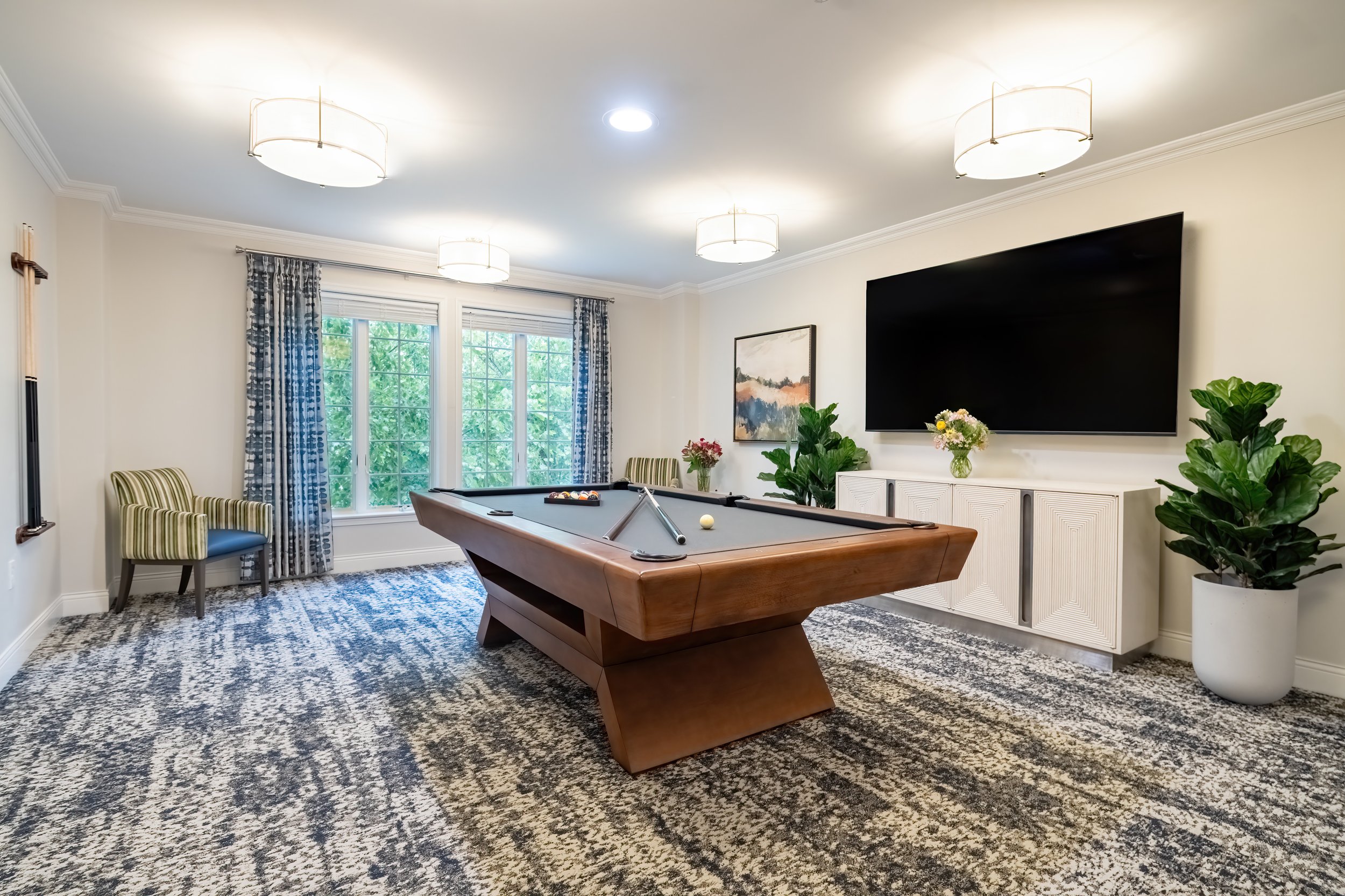 HeartLands Senior Living at Ellicott City Game Room